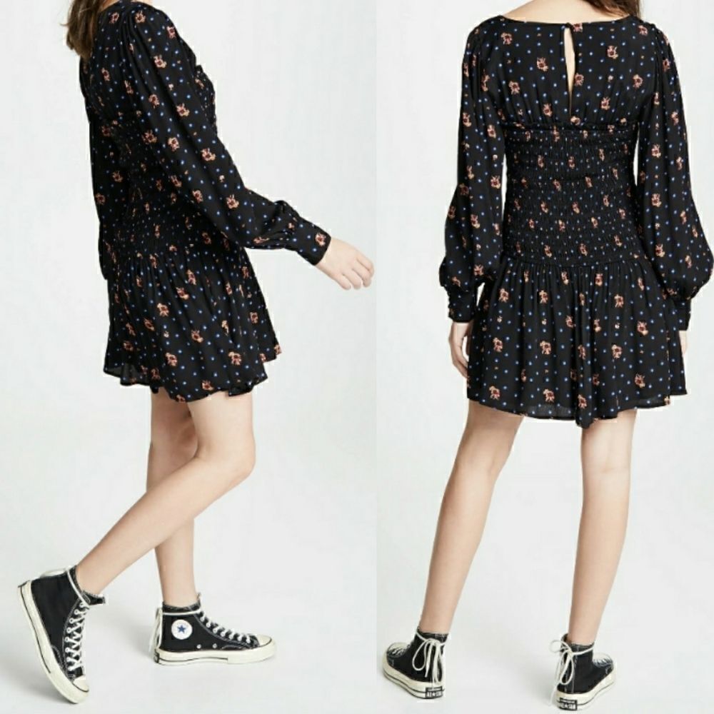 Free People Two Faces Printed Mini Dress - Picture 2 of 5